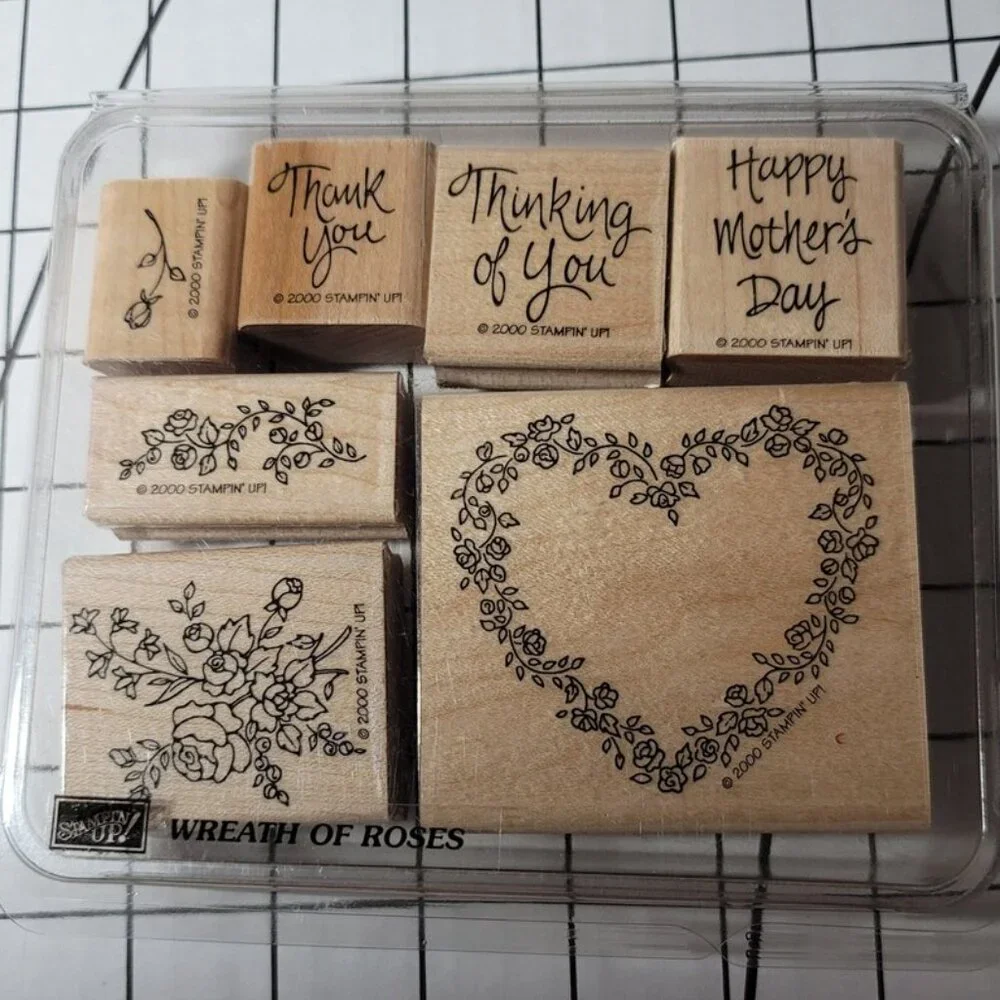 Vintage Stampin' Up Sets - Wreath‎ of Roses - Vintage
